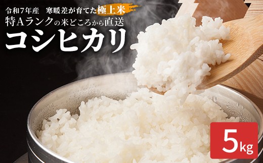 
                  令和7年産コシヒカリ5kg 喜多方産　【07208-0912】
                