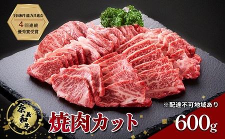 奈義 和牛 焼肉 カット 牛肉 なぎビーフ 和牛 【600g】