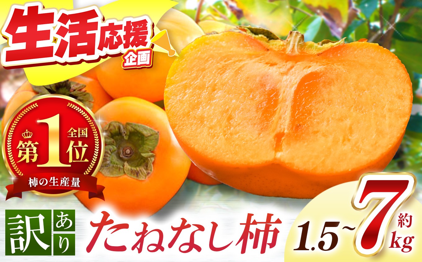 
                  【なら育ち 益田農園】たねなし柿 訳アリ 約1.5kg~約7kg |  選べる 容量 大容量 たっぷり どっさり フルーツ 果物 くだもの 柿 かき カキ 奈良県 五條市 種なし わけあり 訳あり 持続可能 渋抜き アルコール 炭酸 ガス アルコール脱渋 9月 10月 秋 旬 食物繊維 豊富 美容 健康  家庭用 自宅用 ご自宅用 農家直送 産地直送 益田農園 お取り寄せ グルメ
                