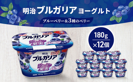 ヨーグルト 明治 ブルガリア ブルーベリー 12個 ヨーグルト