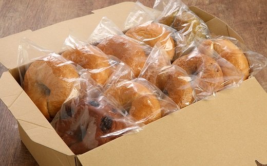 1度食べたらトリコ♪「わっぱ堂」の国産小麦100%！！ふわもちベーグルセット　H049-031