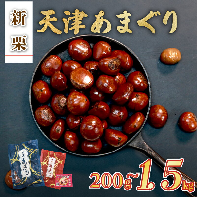 【ふるさと納税】 5000円 京都 天津甘栗 新栗 選べる 200g,700g,1kg,1.5kg 25年産 栗爪付き 栗 天津 甘栗 殻付き お菓子 レシピ おやつ スイーツ 和菓子 お菓子 駄菓子 秋 旬 和スイーツ 菓子 果物 くり 京都 八幡 5000円以下 7000円 7000円以下 10000円 京都府