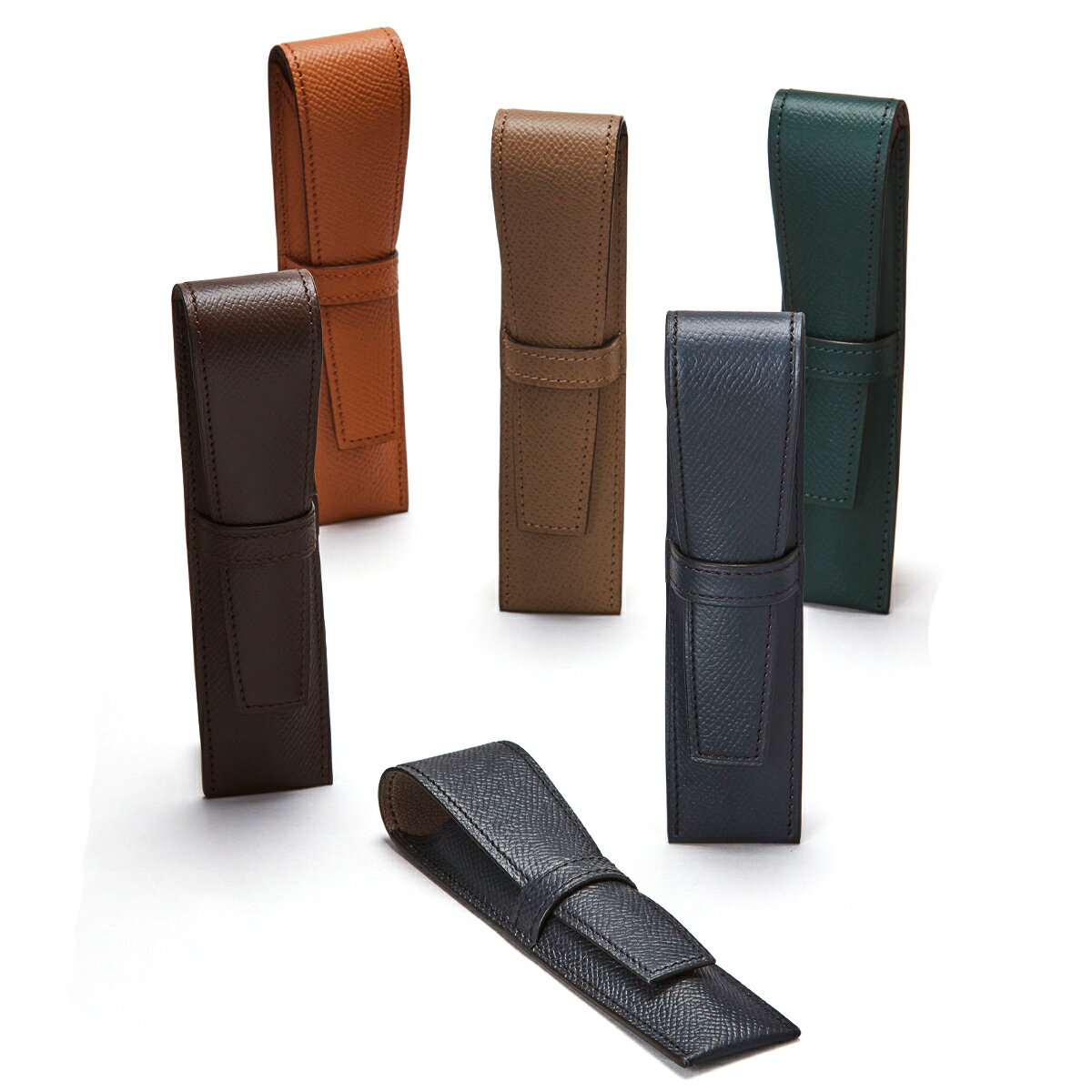 【ふるさと納税】ペンホルダー(1本差し ペン軸経15mm未満)【1189-1-ECF】｜革製品 レザー 国産 [1098-1104]