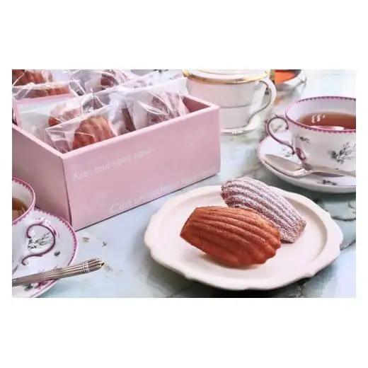 信州りんご蜜を使用したマドレーヌ２種類詰合せ（8個）| マドレーヌ 焼き菓子 詰合せ ギフト スイーツ りんご蜜 はちみつ 蜂蜜 フランス菓子 塩尻市 長野県