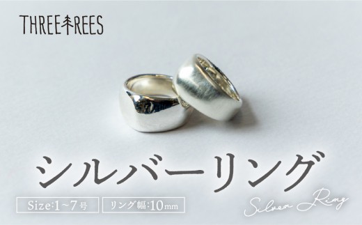【日常のアクセントに】シルバーリング  LS-07  / マット / 5号