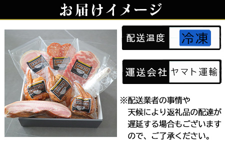 「母の日」匠のイチ押し 8点セット (合計約650g) ポケットン・サラミ・ハム・ベーコンなど 合成添加物不使用 詰合せ おつまみ おかず 贈答用 ギフト「母の日」Hahanohi