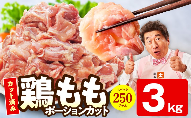 
                  【カット済み】国産 鶏肉もも 3kg【スピード発送 氷温熟成×極味付け 小分け とり もも 簡単調理 唐揚げ 親子丼 家計応援】
                