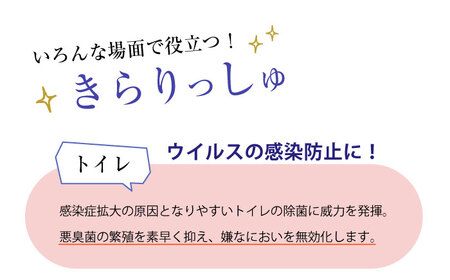 除菌剤 きらりっしゅ 500ml×6本  スプレータイプ 大村市/株式会社コムテック[ACBA003]