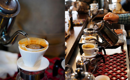 【3ヵ月定期便】丁寧にハンドピックされたこだわりのコーヒー豆100g×3種類(中深～深煎り)【豆】  珈琲 コーヒー豆 珈琲豆 豆 焙煎 自家焙煎 セット