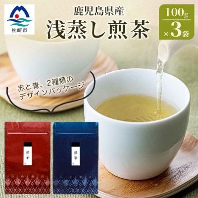 【2024年産】浅蒸し煎茶(100g×3袋)【若蒸し煎茶 】【合計300g】 A3−5【1496114】