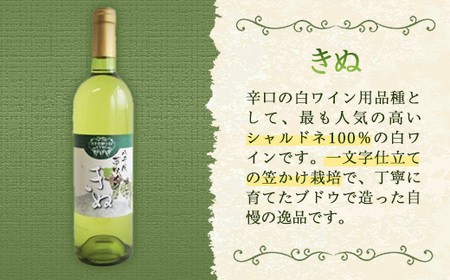 八千代夢ワイン シリーズ きぬ（白ワイン）1本（茨城県共通返礼品・八千代町） ／ 国産 酒 アルコール ぶどう ギフト