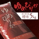 【ふるさと納税】新米【令和6年度産】 ゆめぴりか 精米 5kg オンライン 申請 ふるさと納税 北海道 新十津川 北海道産 米 ブランド ブランド米 お米 北海道米 ご飯 ごはん ギフト 贈り物 新十津川町【1101202】