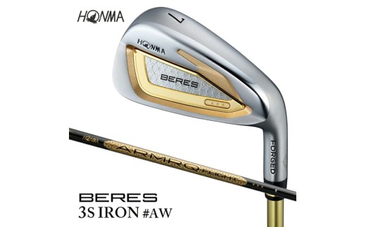 本間ゴルフ BERES (2026)  3Sグレード ARMRQ FLIGHT 3S #AW（1本） ゴルフクラブ アイアン IRON　SHG0134