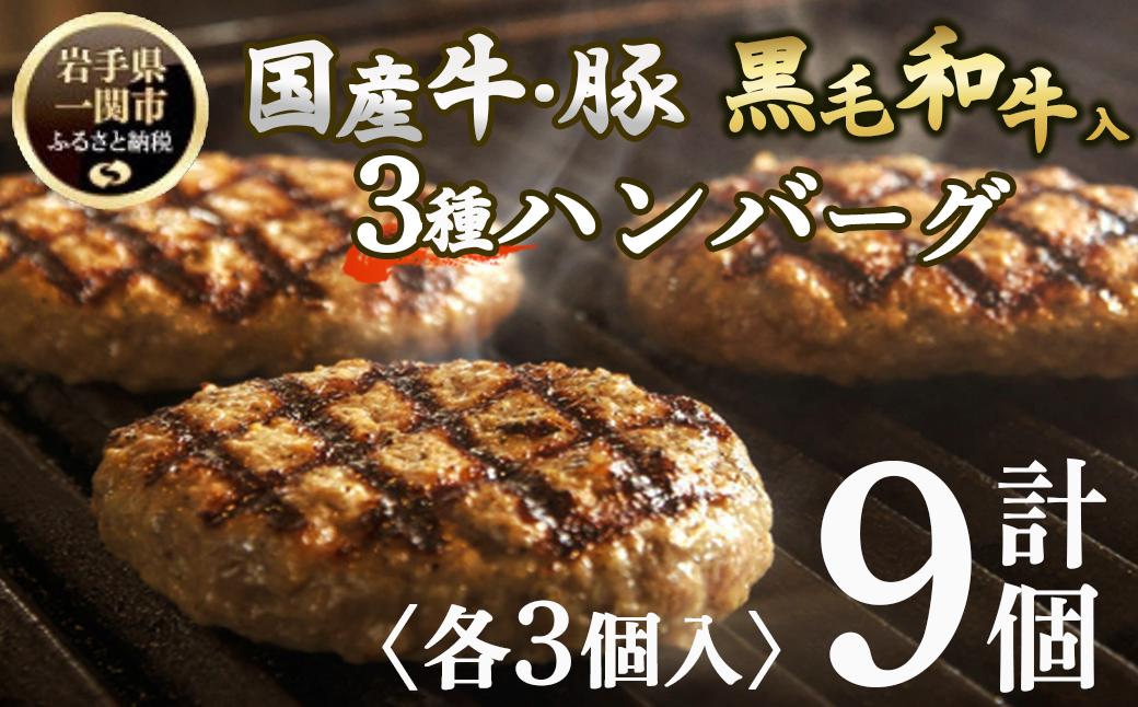 
                  格之進 ハンバーグ 3種 食べ比べ〈120g×各3個 9個〉 金格 白格 黒格 個包装 お惣菜 おかず お弁当 ハンバーグ 小分け 真空 国産牛 冷凍ハンバーグ 返礼品 無添加 黒毛和牛 高級ハンバーグ 牛肉 豚肉 挽肉 合挽き はんばーぐ おすすめ お取り寄せ ランキング ギフト 送料無料 人気 岩手県 一関市 hannba-gu
                