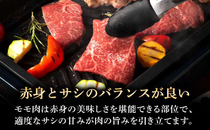 【全6回定期便】フジチク 藤彩牛 モモ 焼肉用 約400g 黒毛和牛 牛肉 国産【株式会社フジチク】 [BHAD100]
