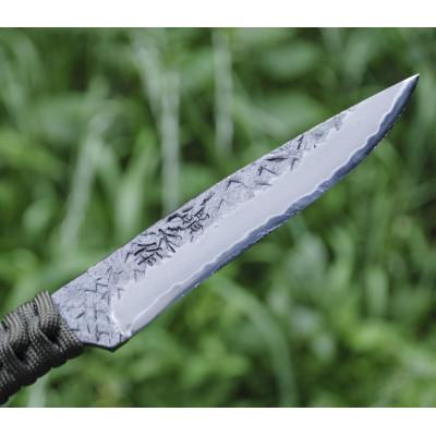 ふるさと納税 南国市 土佐鍛 アウトドアナイフ TRIPPIN【濃緑・ケース:チョコ色】 |  | 01