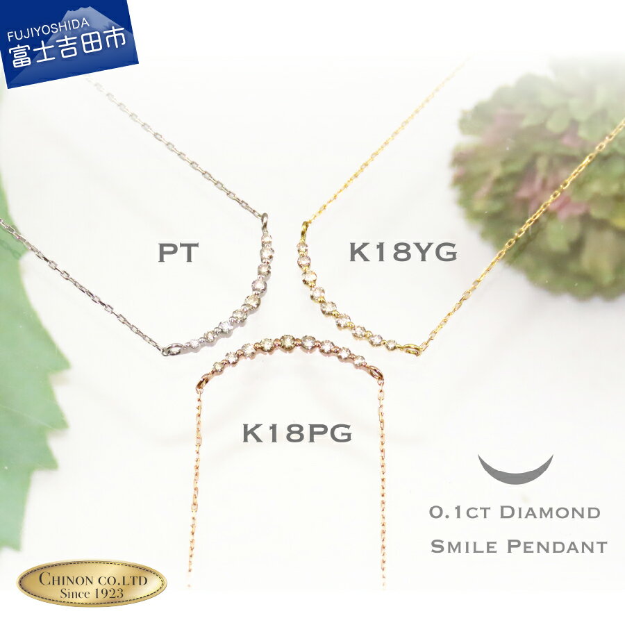 【ふるさと納税】 ネックレス ダイヤモンド ペンダント ジュエリー レディースK18 ラインダイヤモンド ラインネックレス イエローゴールド ピンクゴールド プラチナ アクセサリー 宝石 MJ983 プレゼント ギフト 誕生日 記念日 母の日 クリスマス 山梨 【品質保証書付き】