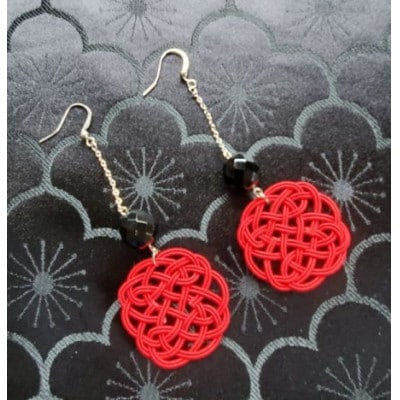 【金沢水引】NICO　ピアス　レッド【1677098】