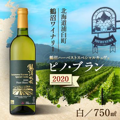 ふるさと納税 浦臼町 鶴沼収穫ワイン【スペシャルキュヴェ　ピノ・ブラン】白ワイン 2020年産