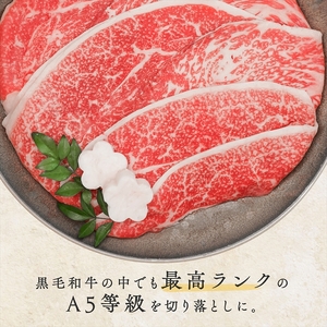 定期便6ヶ月 ＜創業100年老舗和牛専門卸厳選＞黒毛和牛A5等級カルビ切り落とし1.0kg(200g×5)