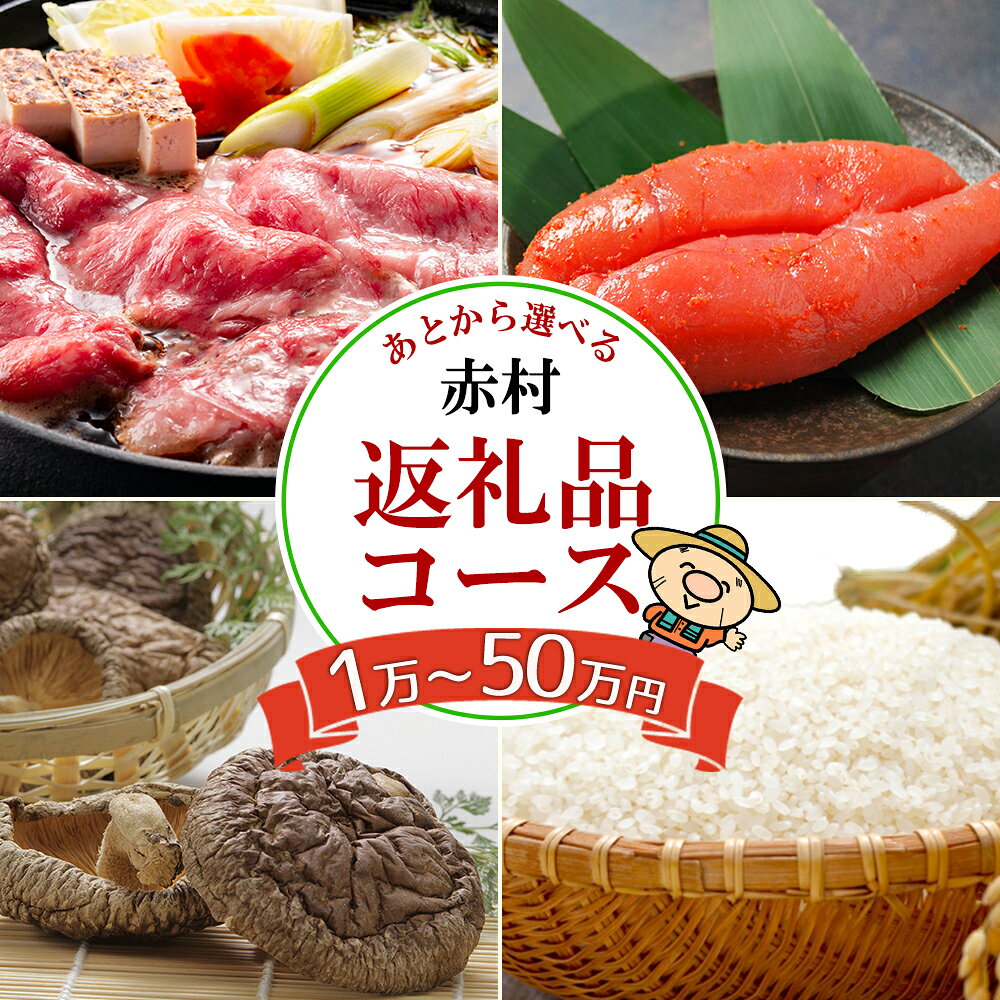 【ふるさと納税】あとから 選べる 返礼品 【 1万円～10万円 コース 】 駆け込み寄附でも安心！便利！ 福岡県 福岡 赤村 A1