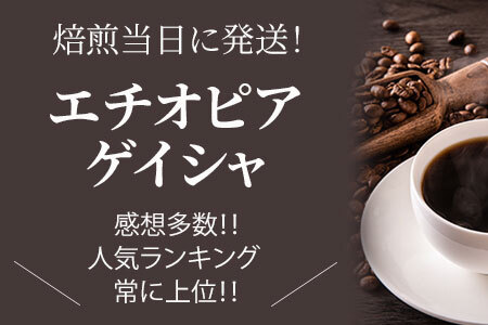 超希少種コーヒー豆　ゲシャビレッジ農園『エチオピア　ゲイシャ』（ナチュラル）200g