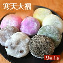 【ふるさと納税】寒天大福 9種1個 詰め合わせ セット 大福 餅 大福餅 菓子 和菓子 冷凍 長野