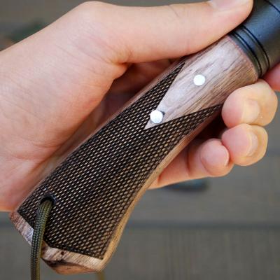 ふるさと納税 南国市 土佐鍛ダマスカス山遊鉈[全曇/チェッカー有/皮ケース(黒)] |  | 02