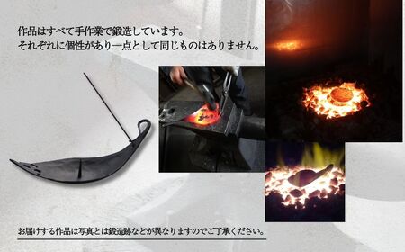 アミ２way 鉄 手燭 ろうそく ロウソク お香立て ギフト 石川県 小松市 【あとりえ三昧亭】