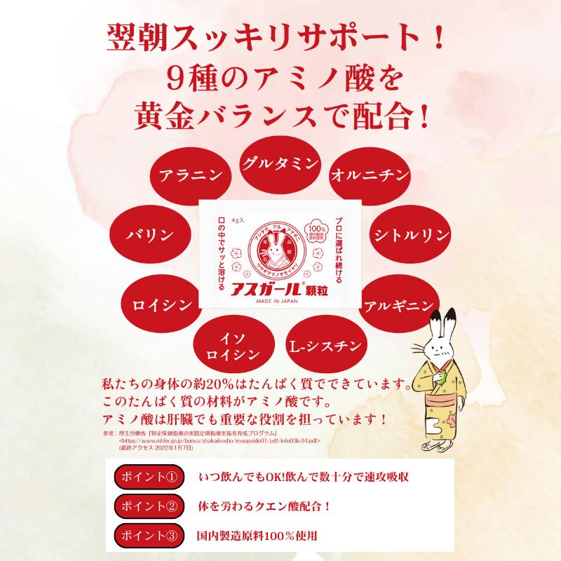 『アスガール顆粒』27包 オルニチン ビタミンB6 サプリメント ライム味 9種アミノ酸配合 国内製造