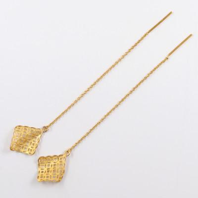 ふるさと納税 山梨県 【山梨県】【ジュエリー】K24 noble/ノーブル ピアス |  | 01