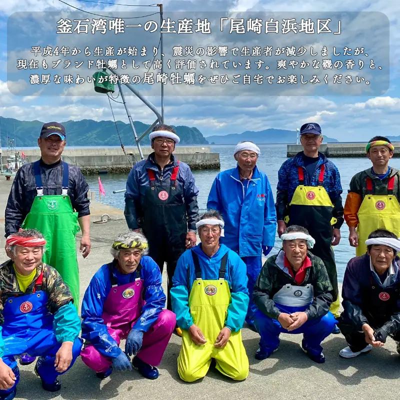 fn-42-003 ＜11月頃より発送！＞【海洋深層水仕込み】釜石湾・尾崎牡蠣 10個セット  海洋深層水かきセンター