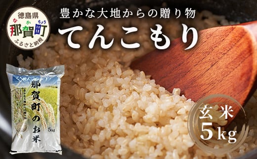 「令和6年産 新米 先行受付」 那賀町相生産 てんこもり 玄米 5kg 1袋 「2024年10月上旬より発送」 【徳島 那賀 国産 徳島県産 特A ブランド米 お米 こめ おこめ 米 ご飯 ごはん 玄米 5キロ 和食 おにぎり お弁当 玄米 おいしい 食べて応援 お取り寄せ 産地直送】YS-40