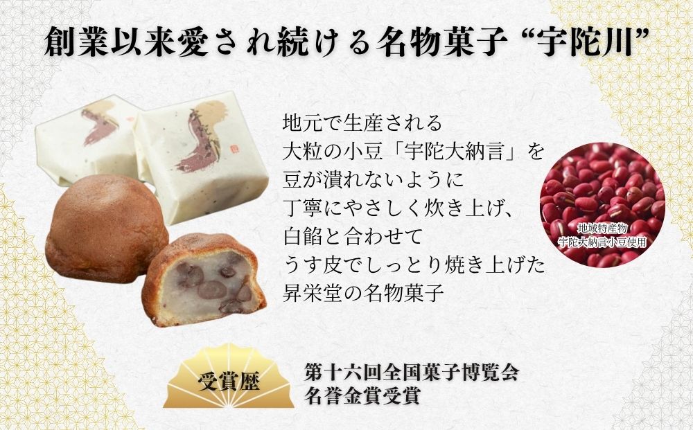 宇陀川・金平詰め合わせ／ 和菓子 焼菓子 お菓子 手土産 贈答 御菓子司 昇栄堂 奈良県 宇陀市 ふるさと納税