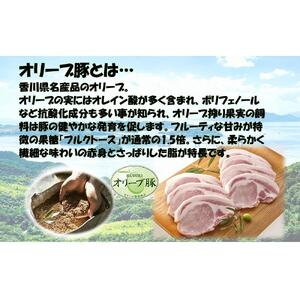 オリーブ豚　ロースステーキ用　1000g