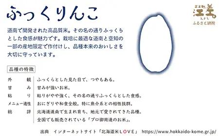 【令和8年産　新米予約：10月より順次発送】《定期便5か月》契約農家栽培 江差追分米『ふっくりんこ』【5kg×3回】令和8年産　2026年産　北海道江差町産　北海道米　白米　精米　お米　おこめ　こめ　