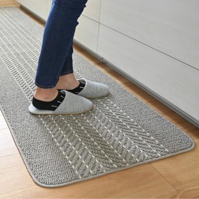 ふるさと納税 海南市 優踏生 防汚で洗いやすいキッチンマット 約60×300cm グレー 滑り止め付き 床暖房対応 |  | 01