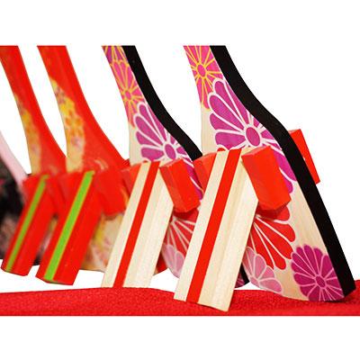 ふるさと納税 香美市 【高知のよさこい文化】 色彩鳴子　カーマイン　1組