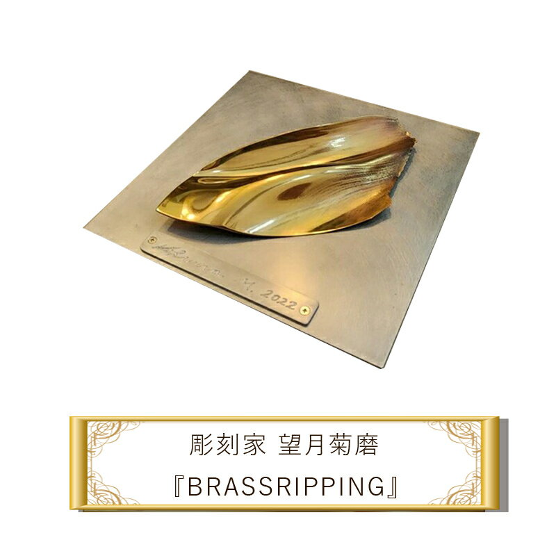 【ふるさと納税】彫刻家 望月菊磨 レリーフ ブラスリッピング 『BRASSRIPPING』【 アート ART 神奈川県 大磯町 】
