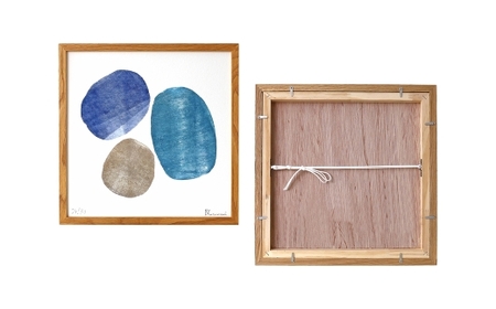 BLUCANARI ブルカナリ THREE ZENSTONES G3 （ ABC-25 ） 絵 アート インテリア 絵画 ハンドメイド デザイン シリアルナンバー 直筆サイン入り