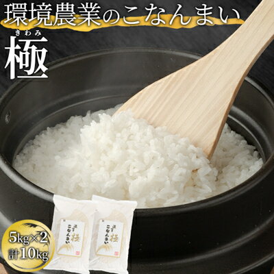 【ふるさと納税】環境農業のこなんまい 極10kg お米
