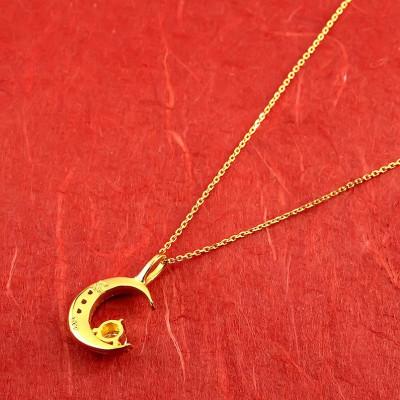 ふるさと納税 昭和町 純金 ネックレス イエローダイヤモンド 三日月 ムーン 月 24k 24金 230404103d |  | 03