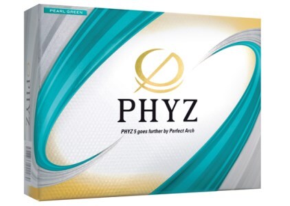 ブリヂストンゴルフボール「PHYZ5」パールグリーン色 1ダース [1536]