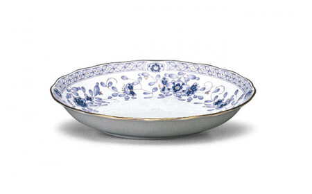 【三重ナルミ】 食器 ミラノ 19cm クープスープ皿 ブルー 5枚セット [鳴海製陶] 食器