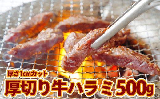 
(07702)厚切り牛ハラミ500g《1cmカット》
