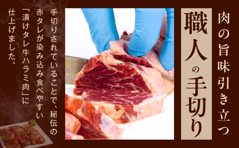 【定期便】牛ハラミ肉 1.5kg ×2回【小分け 300g×5P 秘伝の赤タレ 味付き 焼肉 訳あり サイズ不揃い 2025年12月＆2026年6月発送】 099Z383