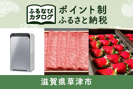 【有効期限なし！後からゆっくり特産品を選べる】滋賀県草津市カタログポイント [9000]