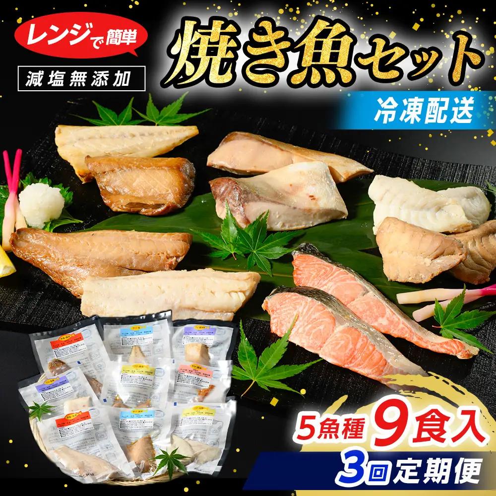 【定期便】レンジで簡単 焼き魚セット 全3回｜焼魚 海鮮 海鮮 海鮮 鮭 さけ サーモン 鮭 サーモン 石川県 七尾市 能登 