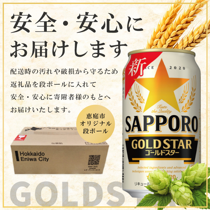 『定期便：全6回』 GOLDSTAR350ml×24本 ゴールドスター【300086】