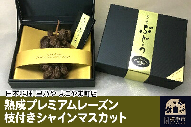 
熟成プレミアムレーズン 枝付きシャインマスカット
